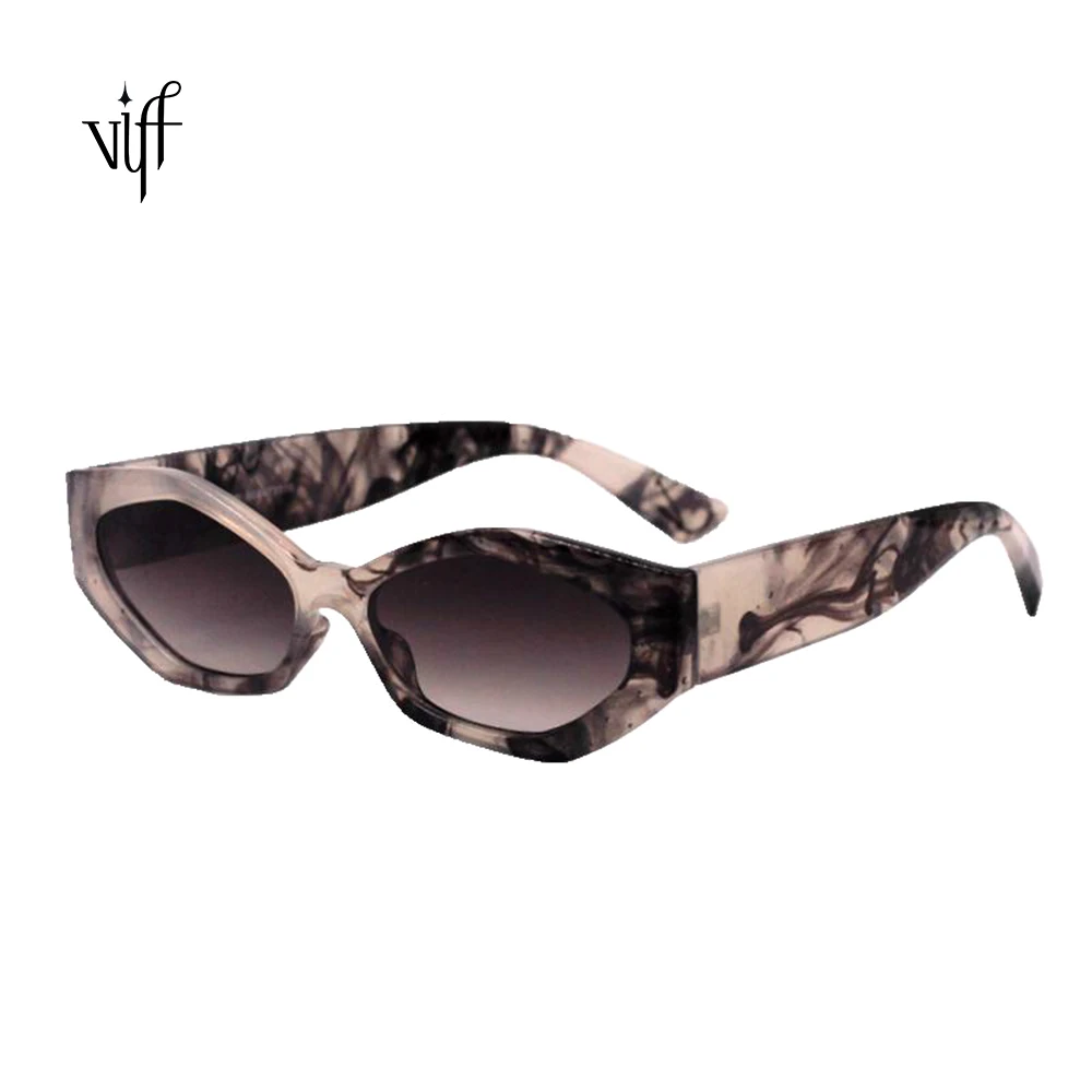 

VIFF HP18265 Small Retro Style Rectangle Vintage Color Frame Sunglasses 2021