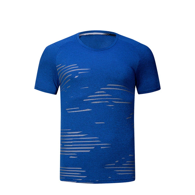 

Workout Shirts Moisture Wicking Polyester T Shirt Short Sleeve Mesh Clothes Men Athletic T-Shirts