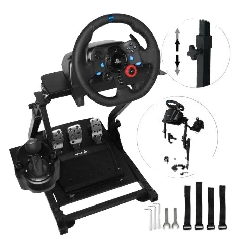 

Gaming Racing Simulator Steering Wheel Stand for Game Steering Wheel