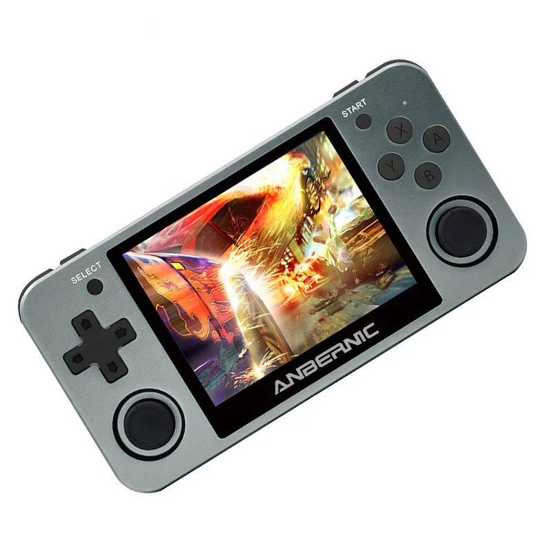 

3.5 inch IPS screen 640*480 Aluminum alloy metal shell anbernic video game console handheld game player RG350M