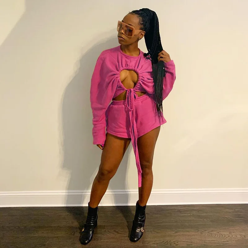 

2020 new arrivals autumn design women asymmetrical design long sleeve fashion crop top