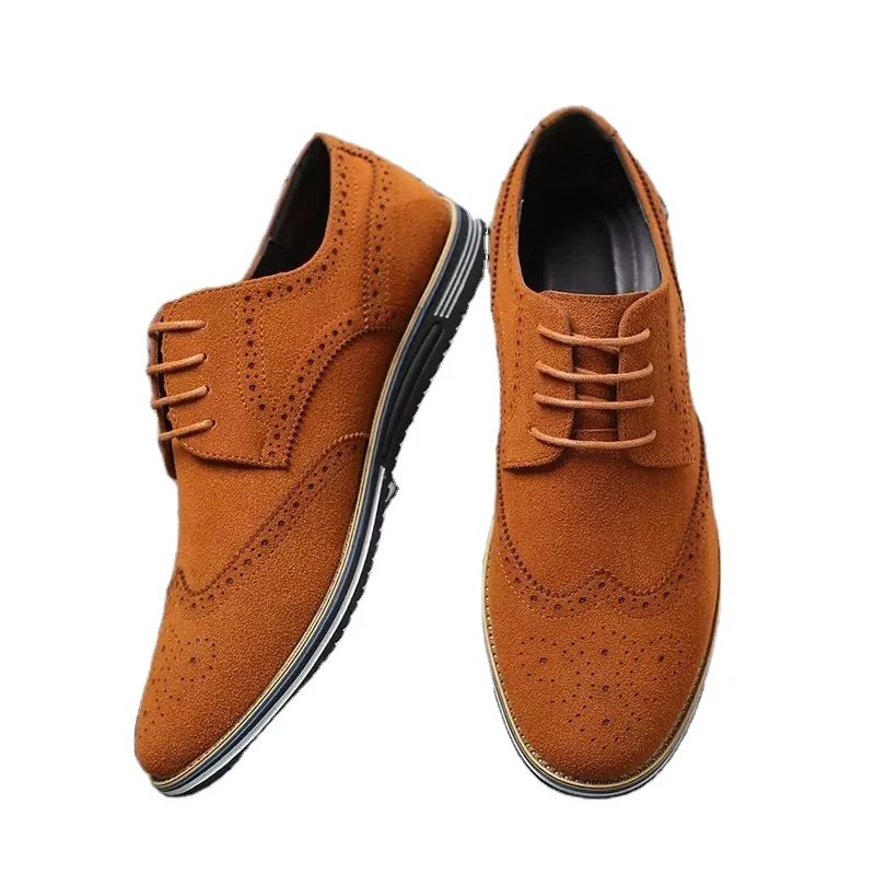

2021 European And American Hot Style Microfiber Leather Business Shoes Luxury Large Size Men's Business Casual Shoes, Requirement