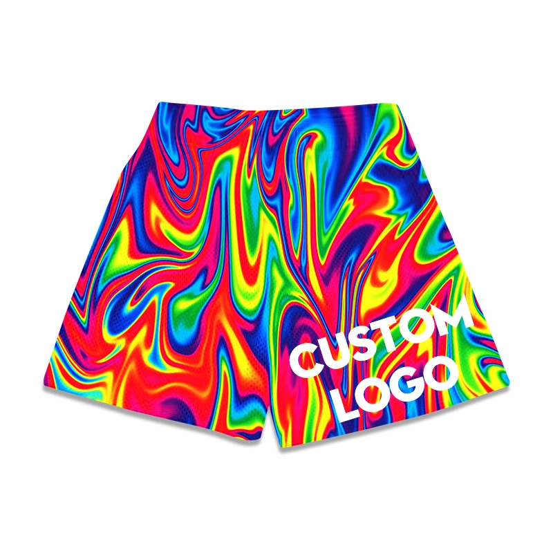 

2022 Wholesale Hot Sale Men's Shorts With Full Pattern Custom Sports Pants Compression Shorts Mesh Shorts With Custom Logo