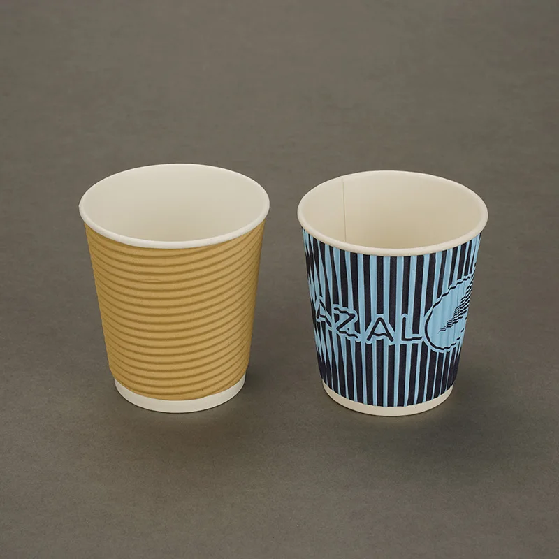 custom logo disposable paper cup double wall paper cup