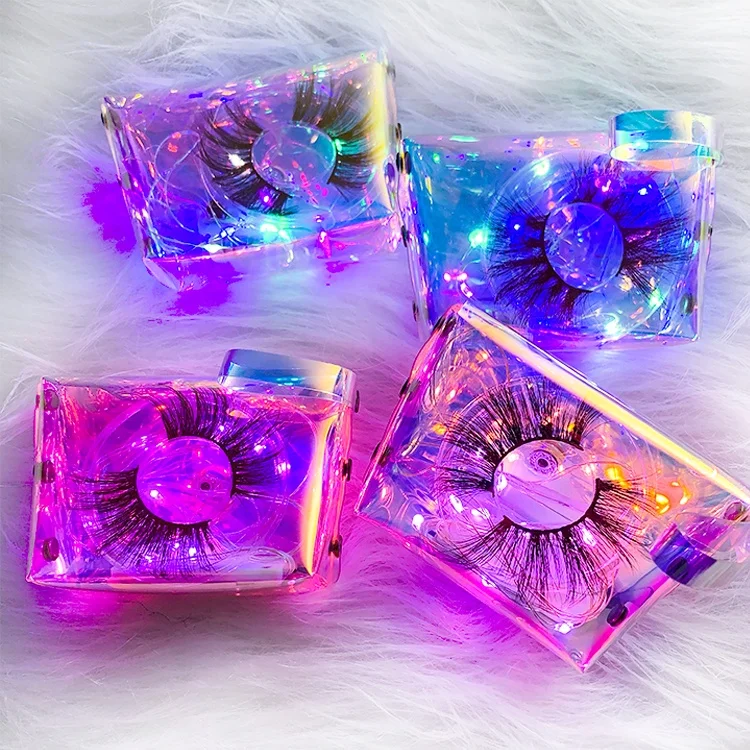 

Tstory Customized Packaging Boxes Eyelash 100 6D Human Hair Silk Eyelashes