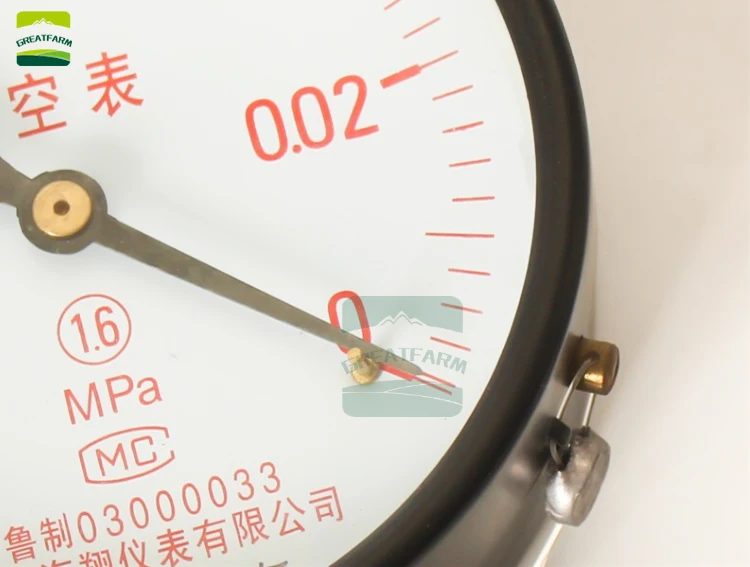 Vacuum meter for milking machine Pressure gauge Manometer