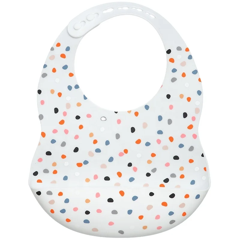 

Wholesale Waterproof Silicone Baby Bibs Customized Printed Pattern Food Feeding Bib Silicone Baby Bib, Pictures