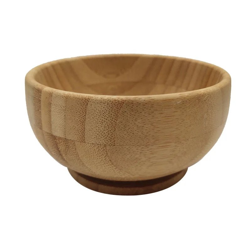 

Wholesale Eco Friendly Custom Logo Biodegradable Bamboo Baby Bowl Natural