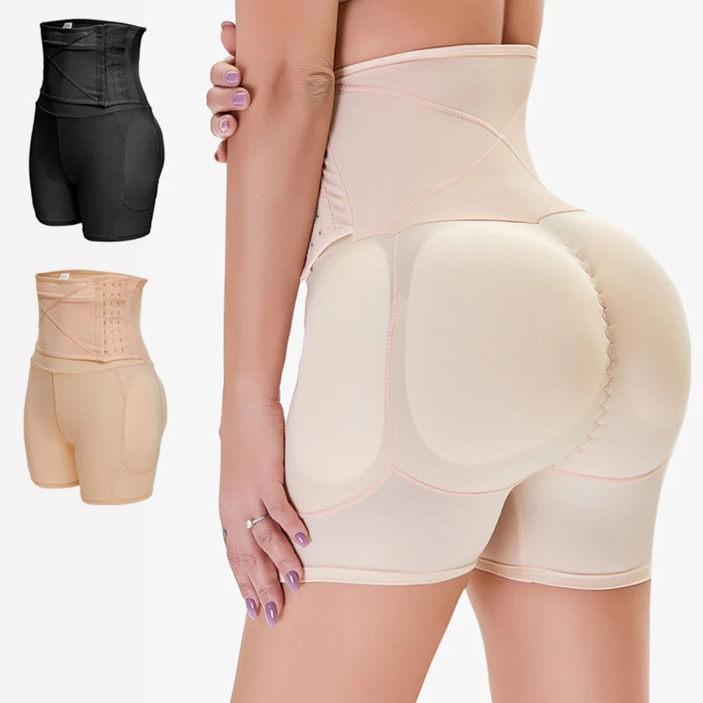 

2021 Wholesale Butt Lifter High Compression Plus Size Waist Shapewear Belt Elastic Body Shaper For Women Slimming, Black nude