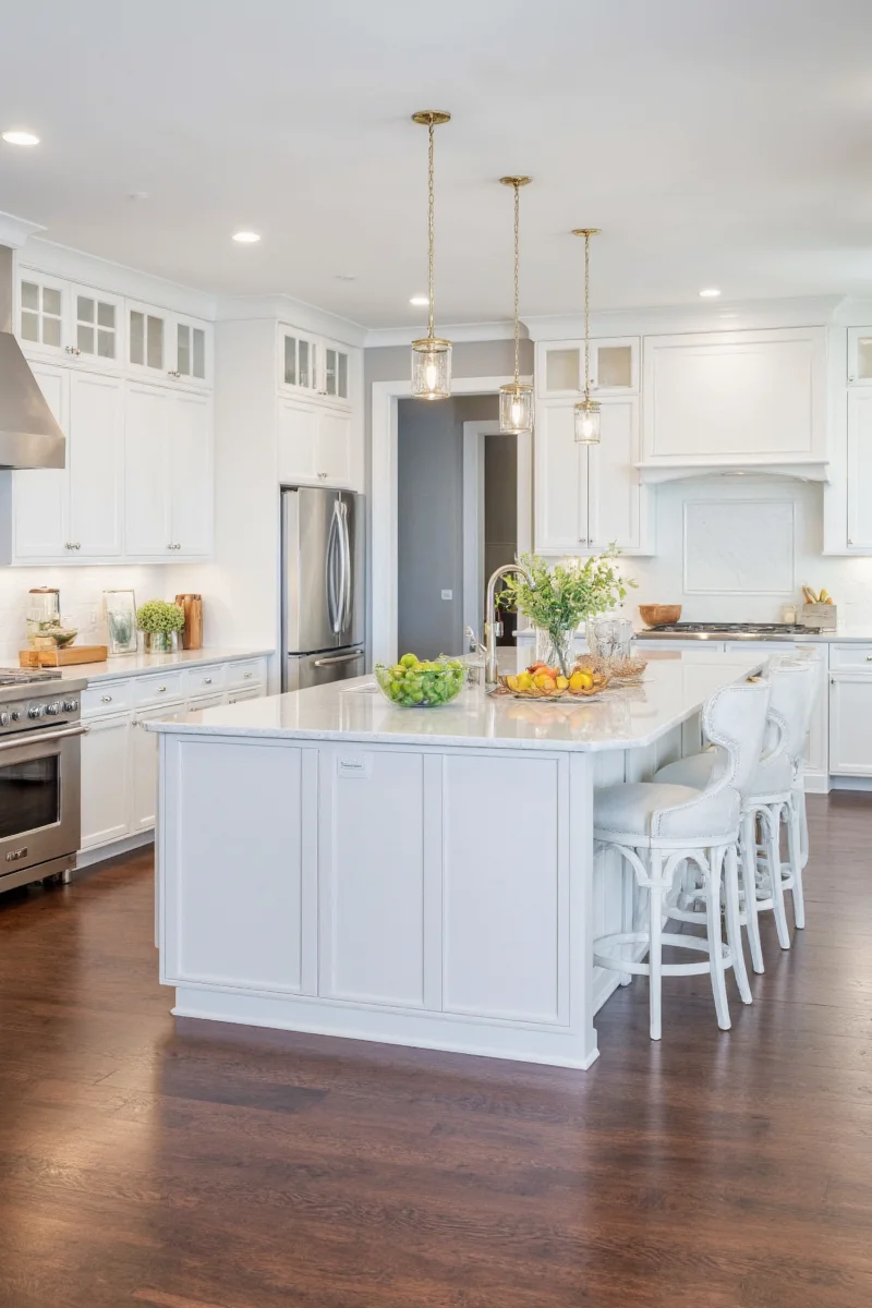 why white cabinets and gray walls are the dynamic duo for your family kitchen
