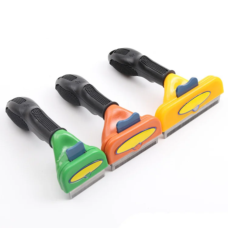 

Professional Pet Dog Hair Grooming Comb Pet Hair Removal Brush Grooming Comb, Purple ,green and other