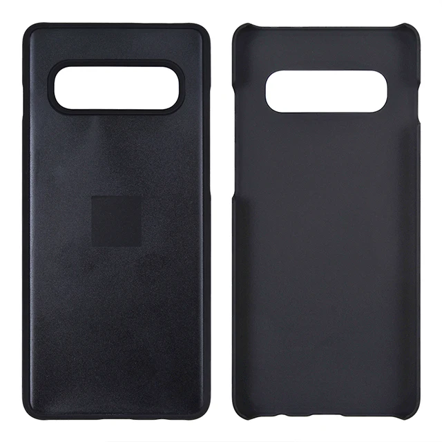 

For Samsung S10 PC hard phone case with groove phone protective OEM pc case, Black