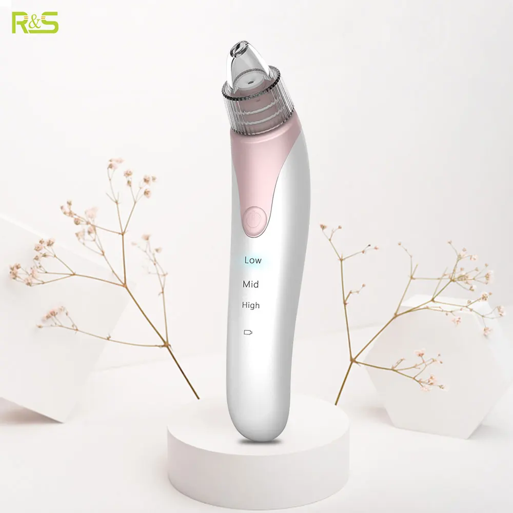 

hot selling get rid of blackheads factory supply affordable facial pore cleaner skin cleaner vaccume blackhead remover, White,support customized