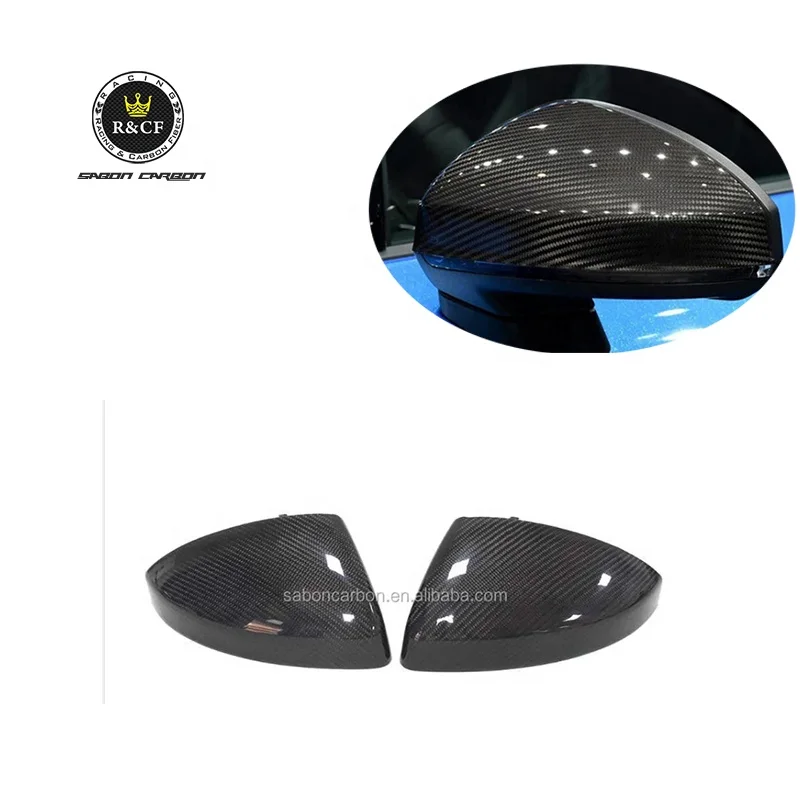 

For Audi TTS TTRS Mirror cover Replacement Carbon Fiber Mirror Cover housing Case
