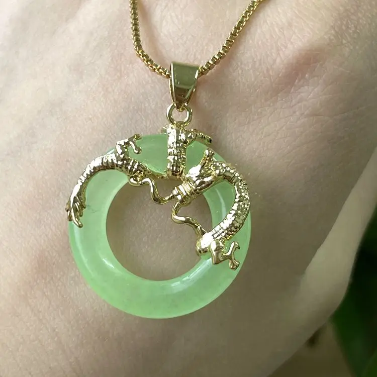 

Birth Stone Necklace Colourful Crystal Jewelry dragon chain necklace Women Dainty Birthday Gift