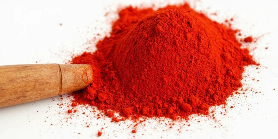 Jars of different types of paprika side by side