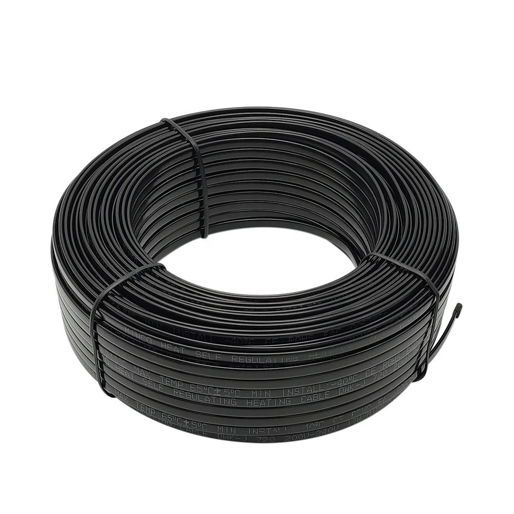 Minco Heat 17w/m  Self Regulating Heating Cable  Prevent Pipe Freeze Heat Trace System