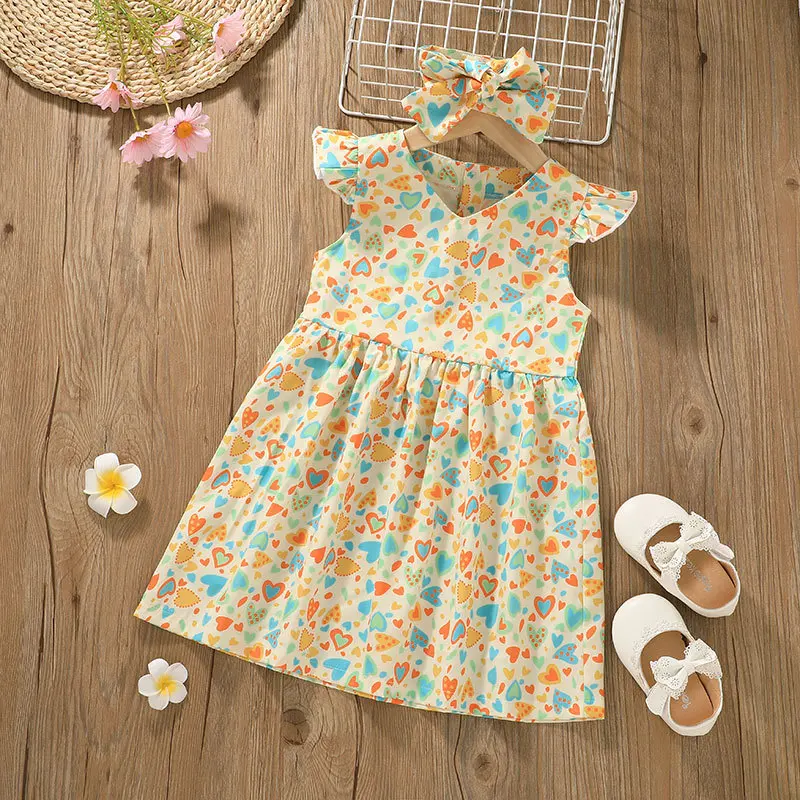 

Shunying OEM Robes pour filles colorful tending comfortable cute manufactured children girls summer dress