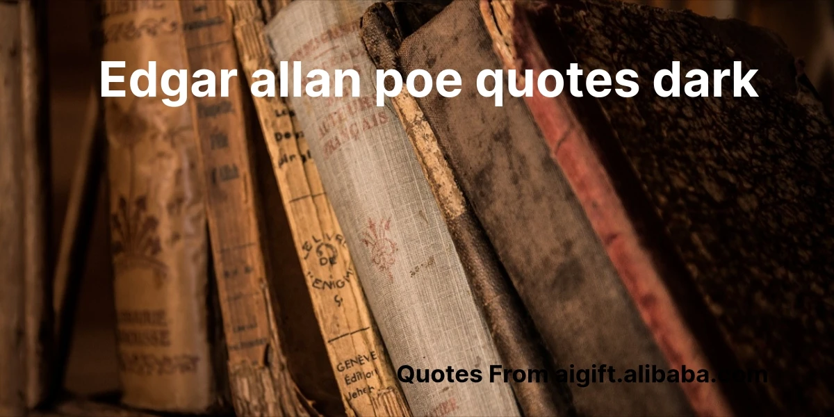 edgar allan poe quotes dark
