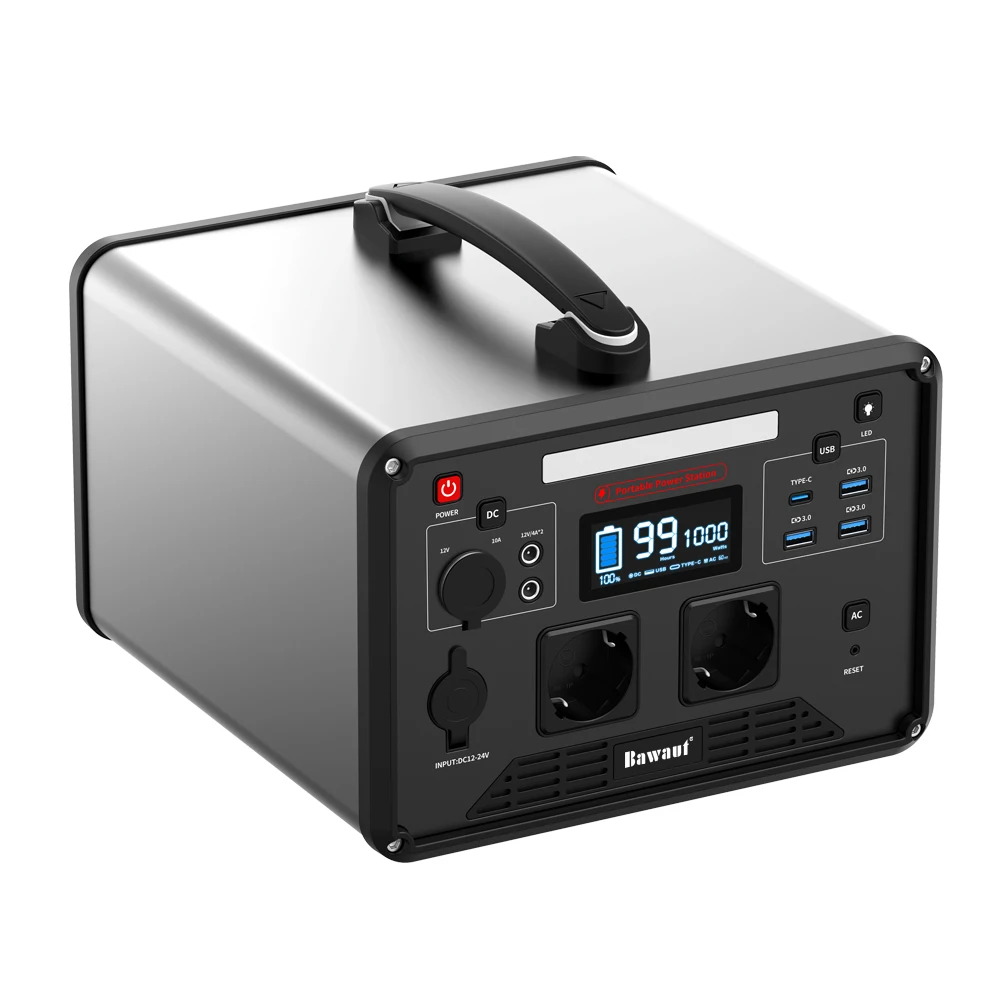 

US warehouse stock Portable Power Station 1000 W Emergency Power Supply with Outdoor Indoor Camping