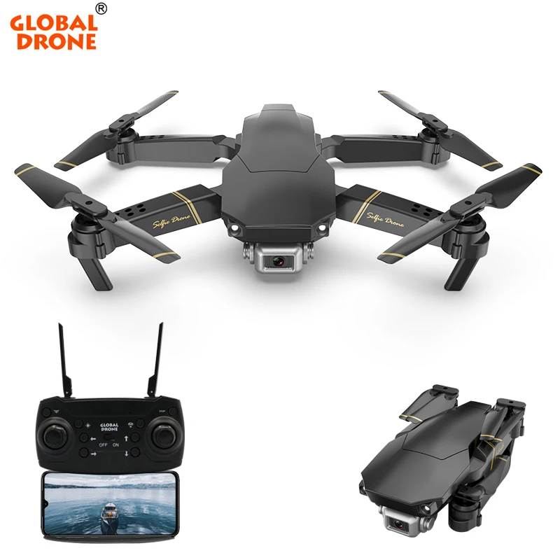 

Global Drone GD89 RC Foldable Drone Professional Long Control Range Drone Helicopter Toys Camera 1080p HD Wifi VS E58 E61 E520