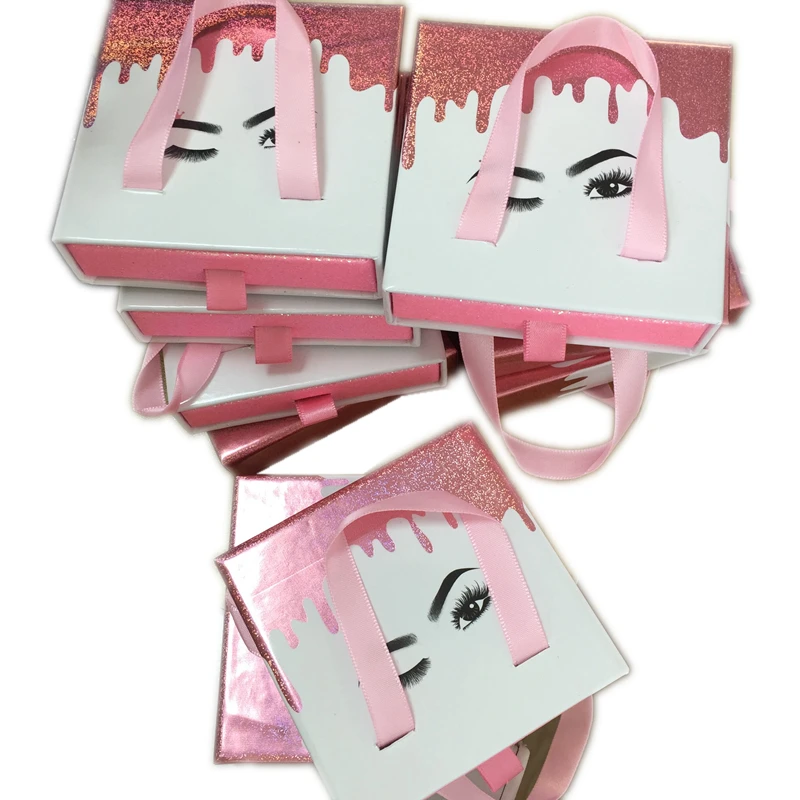 

New Design Custom Eyelash Packing Set 3d Mink False Eye Lashes Own Brand 25mm Wholesale Mink Eyelashes