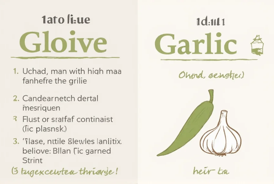 Garlic cloves next to common kitchen measuring tools