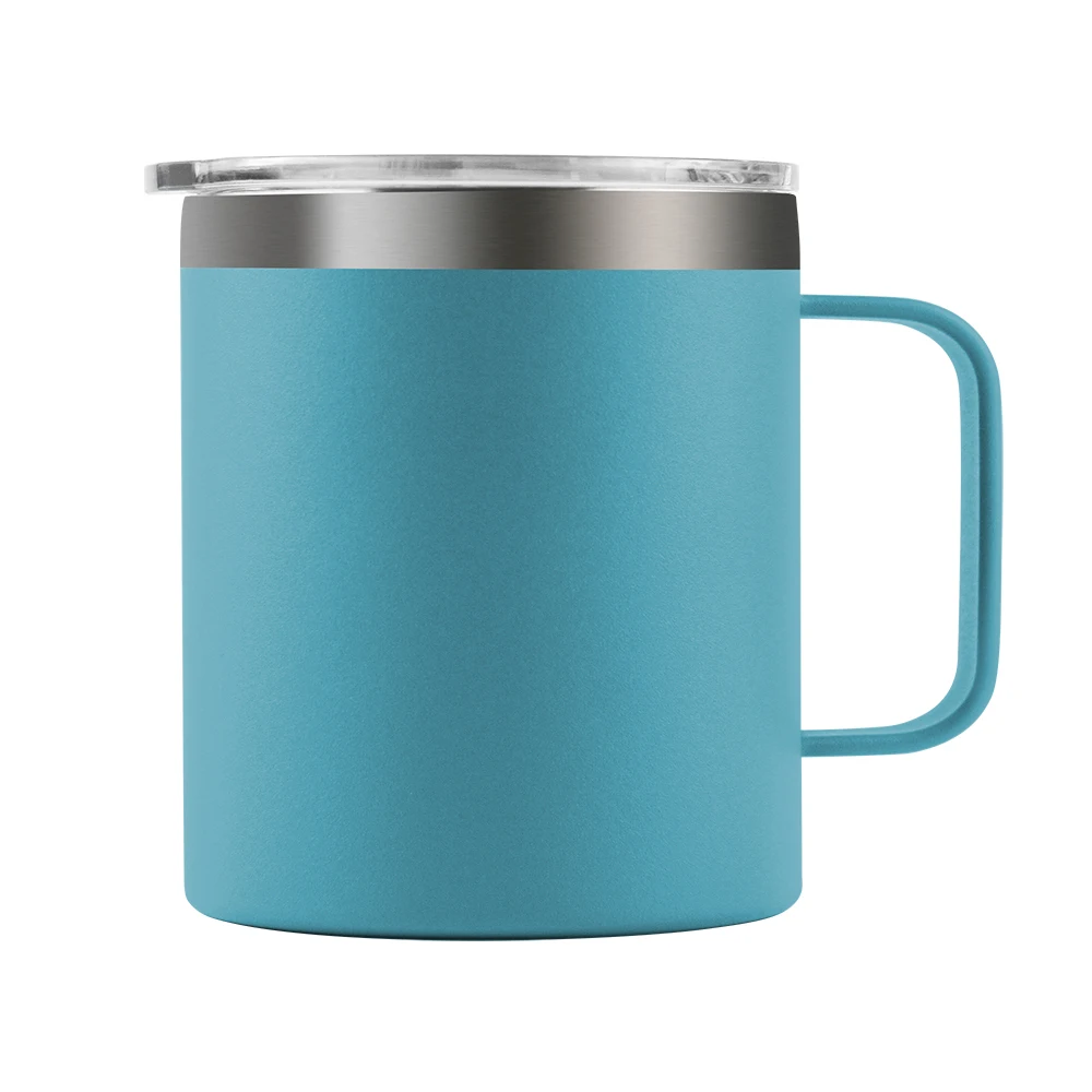 

Hot popular 14oz Double Wall Stainless Steel Vacuum coffee cup with Handle