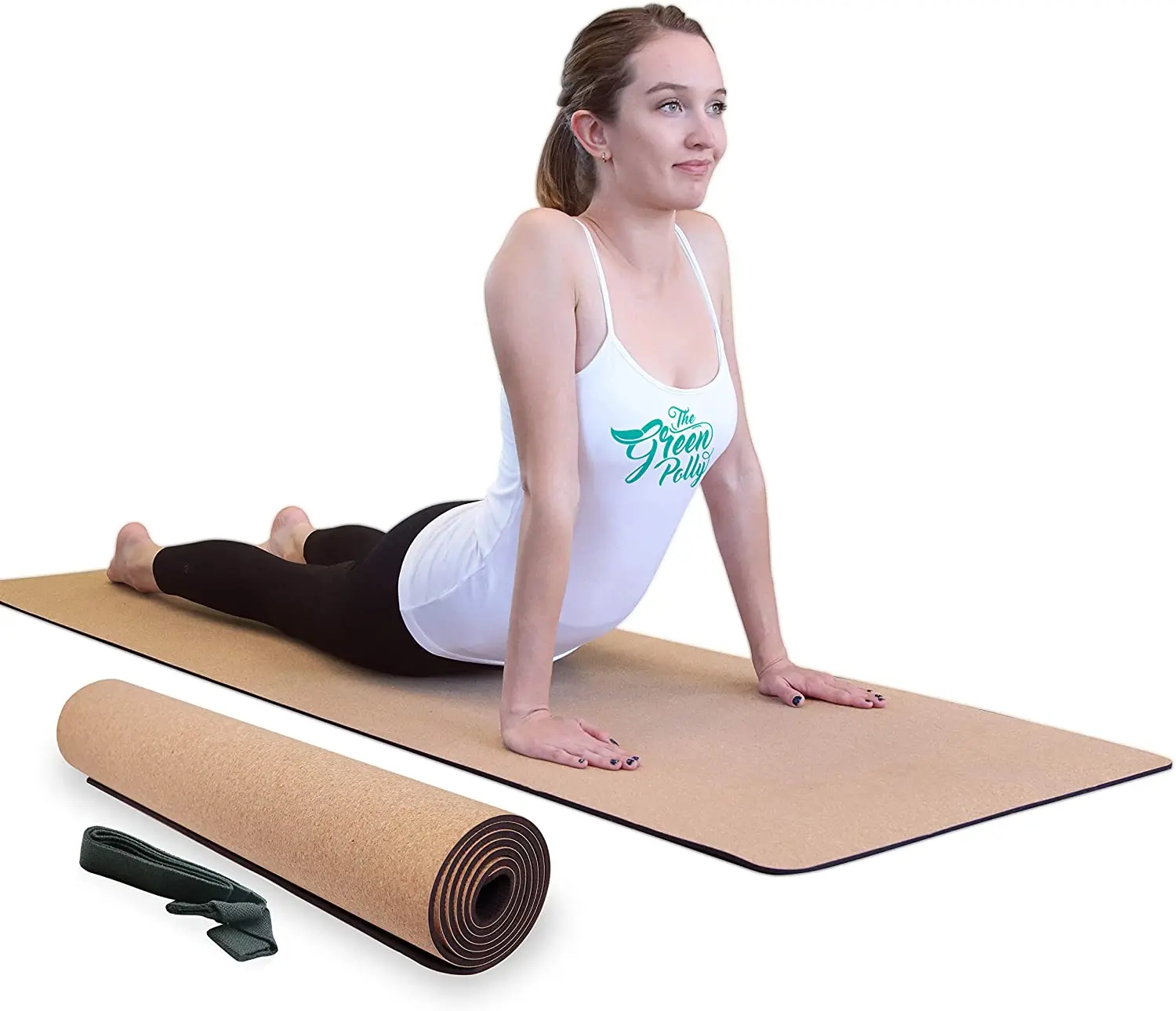 

High Quality Fitness Nature Printed Wooden Jute Design Eco Friendly Cork Yoga Mat