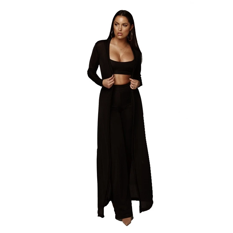 

New Arrivals Wrapped Chest Tight Fitting Sexy Three Piece Set Women Lounge Suits Plus Size Women Clothing, Red, khaki, green, black, pink,yellow, white, blue, gray, skin, coffee