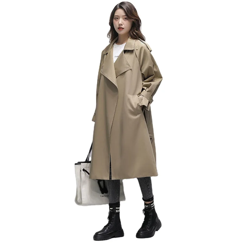 

High Quality Casual Oversize Ladies Coat Women Winter Coat Long Sleeve Jacket Women Trench Coat