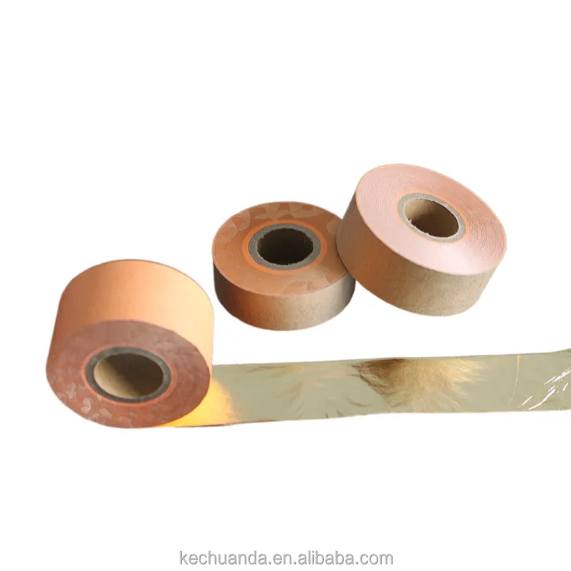 Chinese Decoration Material Imitation Gold Leaf Roll Sheets Width 5 cm Long 50 m for Furniture Lines Home Gilding Decoration
