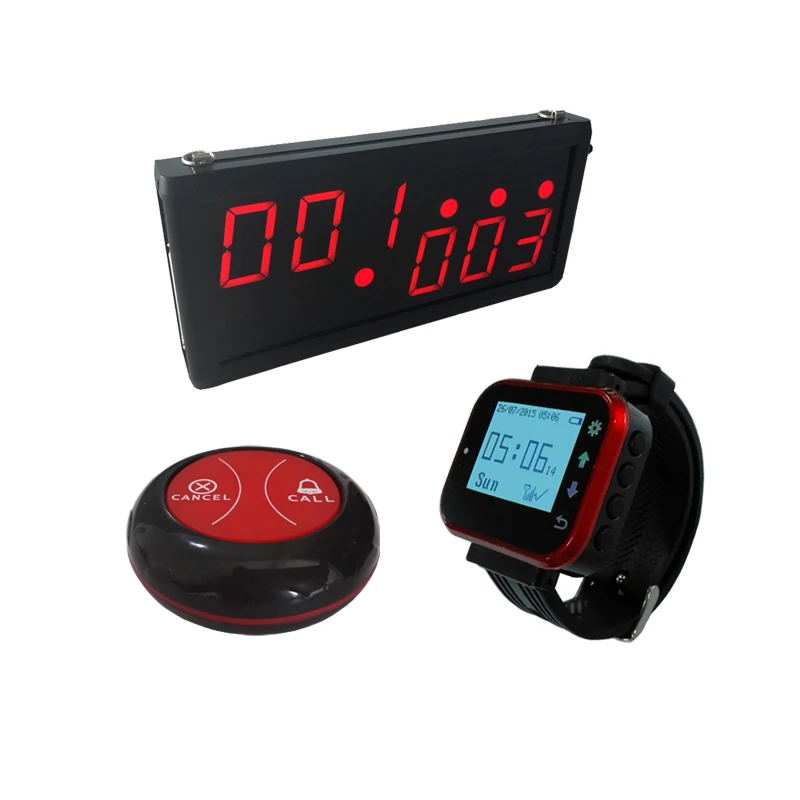 

Smart Wireless Calling Bell Sytsems Restaurant waiter call button system