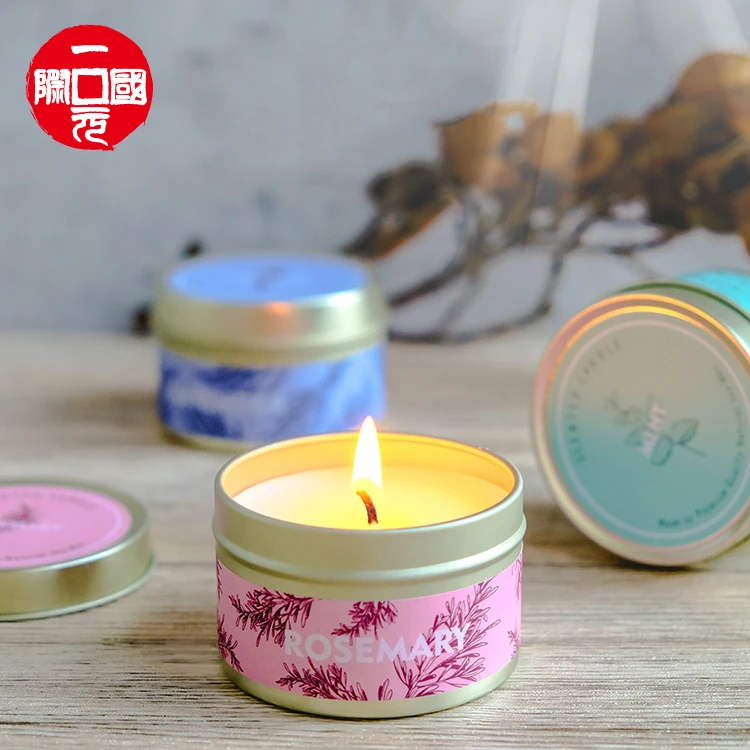 

wholesale nature aromatherapy scented candles jar gift with box