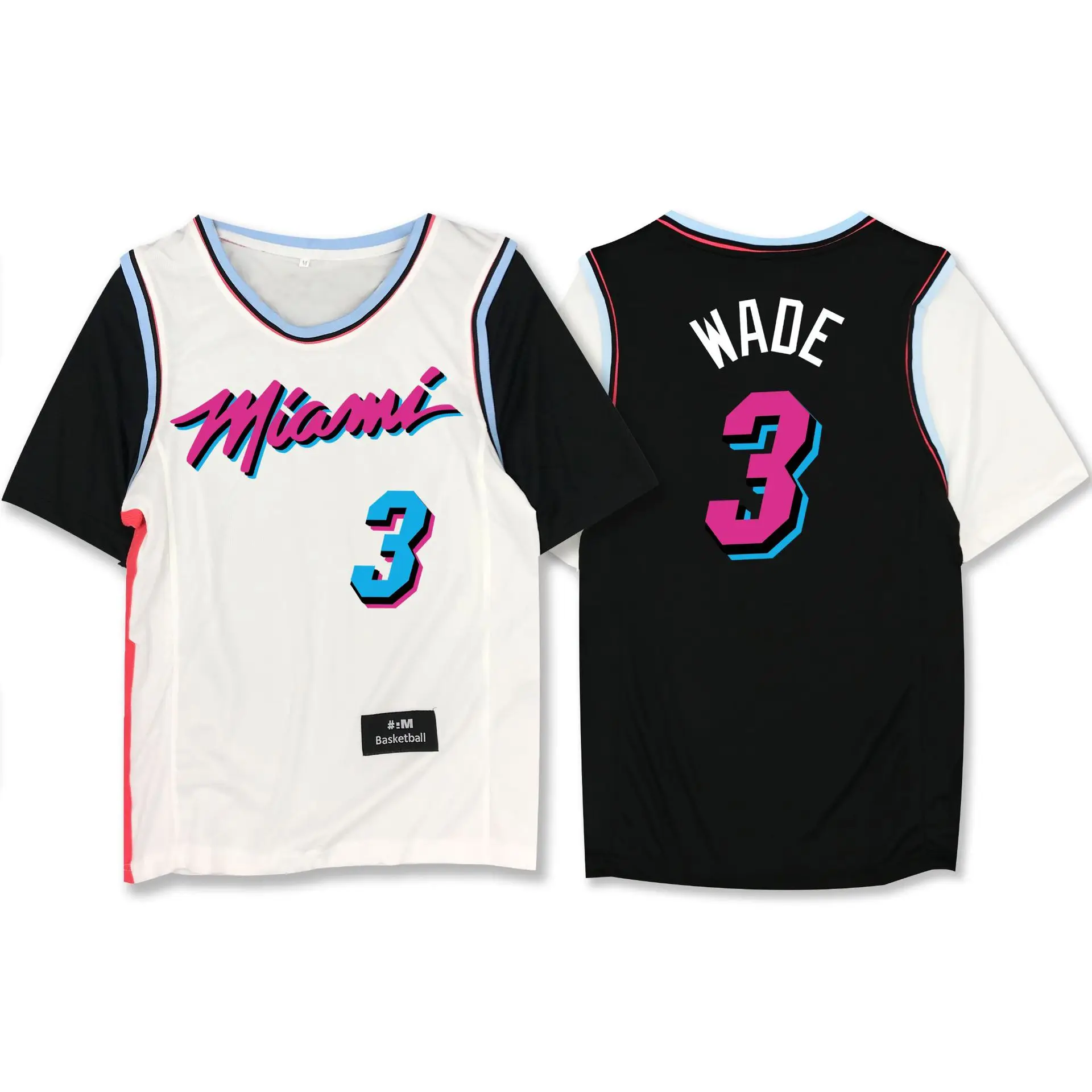 

Wholesale James No. 23 Jersey FakeTwo Short-Sleeved Men And Women Curry Kobe T-Shirt Irving Vest Basketball Jersey, Customized color