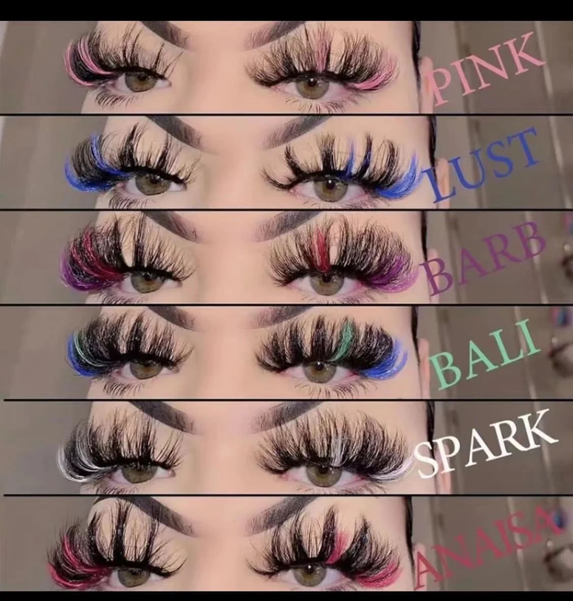 

elastic band and bonnet Lashes sample 3D fluffy mink lashes with free shipping