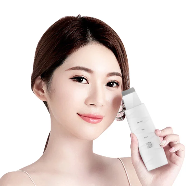 

2021 hot sell beauty personal care Ultrasonic Sonic facial skin scrubber dermaplaning facial