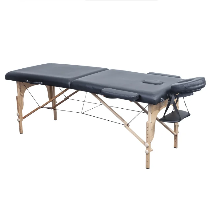 Wholesale Wooden Folding Thai Massage Table Spa Equipment With High