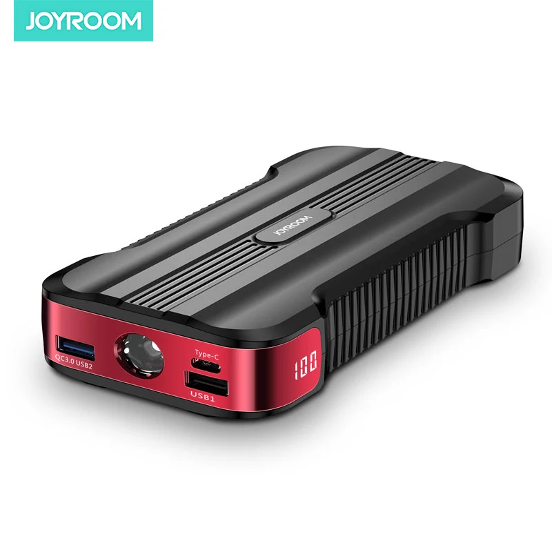 Joyroom Best price 15000mah cheap portable car jump starter 12v power bank for laptop mobile phone