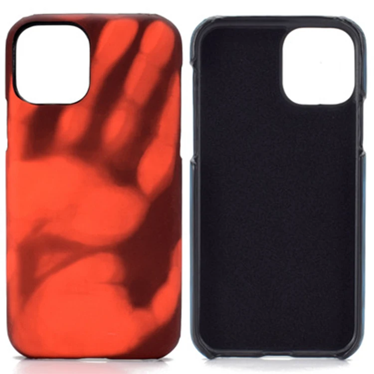 

Wholesale Temperature Thermal Induction Cell Phone Case For Iphone 12 11 Pro Max Mini 7 8 Plus, 4 colors