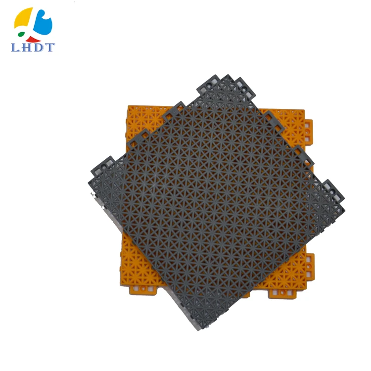

interlock Linghan basketball court outside tiles rubber basement flooring plastic event flooring, Black, white, grey, blue, green, yellow, red, orange