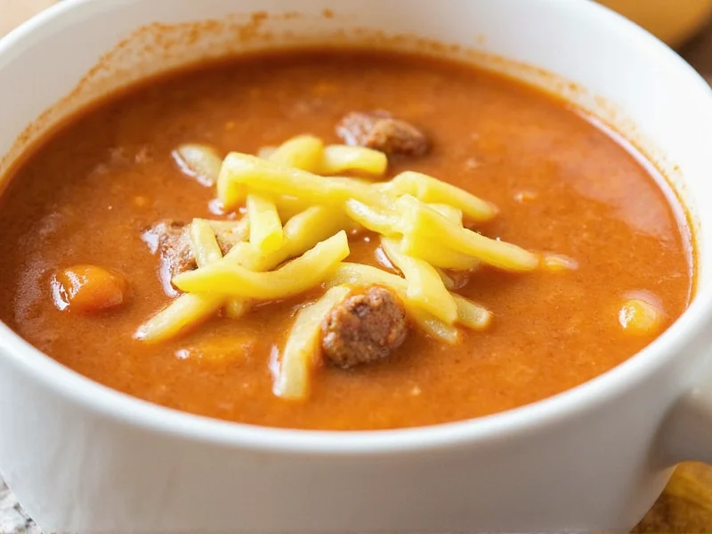 Easy Cheeseburger Soup Recipe in 30 Minutes