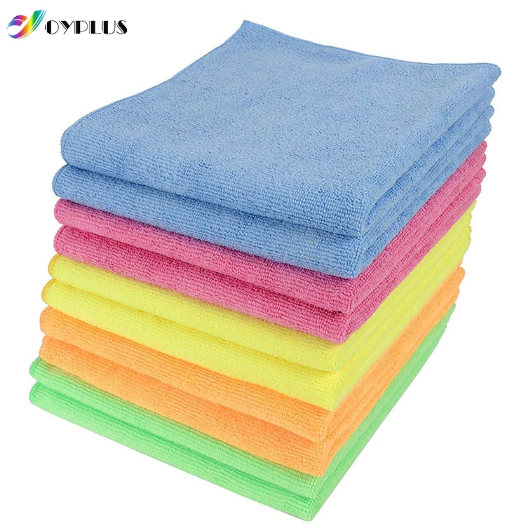 

Wholesale Microfiber Cloths Cleaning Rag Shop Towel For Sale, Customized