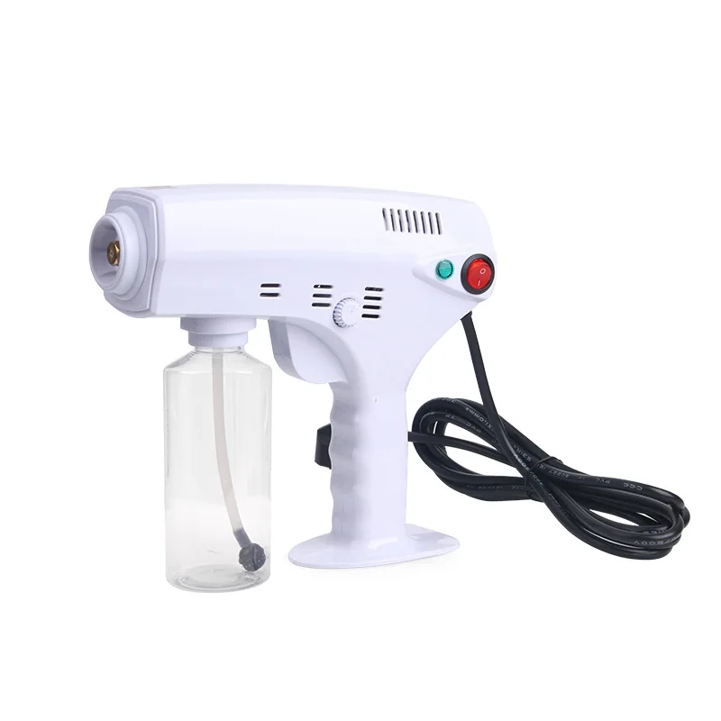 

MYJOY Portable Alcohol Fog Spray Automatic Electric Hand Uv Mist Sprayer Gun for Hair, White