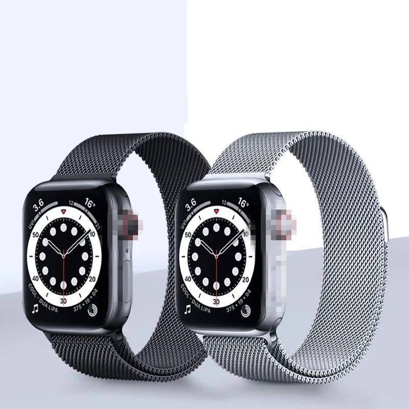 

Magnetic Bracelet Watch Band High Quality Luxury Milanese Loop for Apple Watch Bands Stainless Steel for Series 44/42/40/38MM, 44 colors