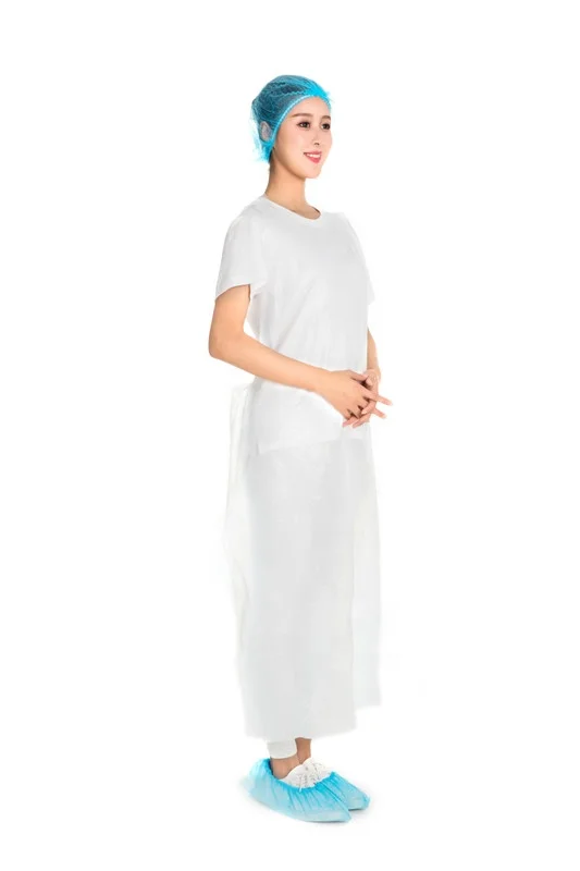Environmental Cpe Disposable Plastic Apron Without Sleeve Medical