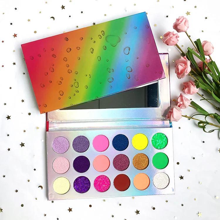 

Wholesale high quality vegan 18 colors makeup eye shadow palette private label