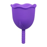 

Comfortable Anti Leakage Travel Silicone Folding Menstrual Cup Collapsible Silicone Menstrual Cup Copa Menstrual