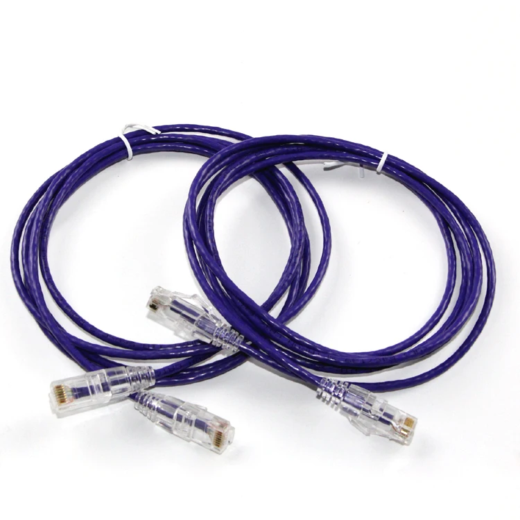 

Slim Cat 6 28awg UTP OEM bare copper cat6a patch cord network ethernet cable network cable category 6