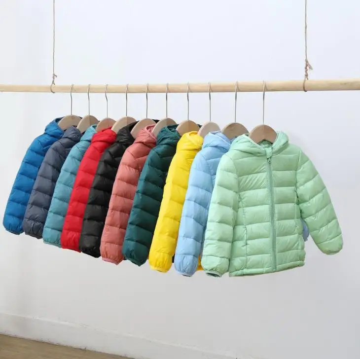 

Autumn/Winter Children's Lightweight Down Jacket Candy Color Kids Winter Kids Clothes, 10 different color